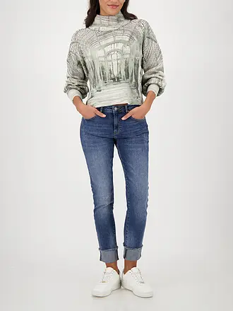 MONARI | Jeans Skinny Fit 7/8 | blau